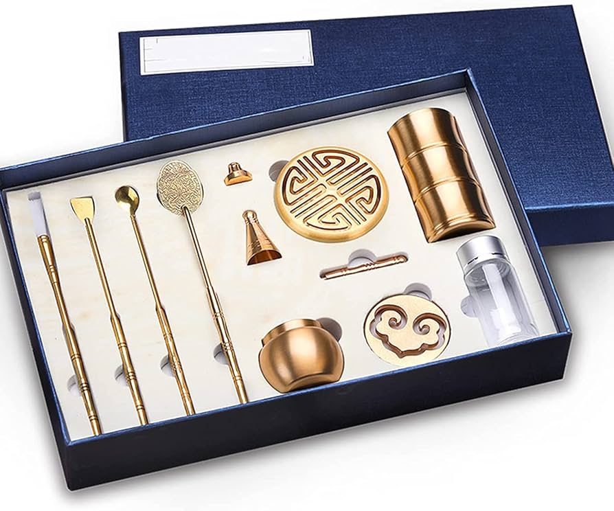 Amazon｜香道具セット 真鍮製お香作りキット 11個セット DIY